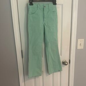 Vintage Mint Corduroy Kids Wrangler
